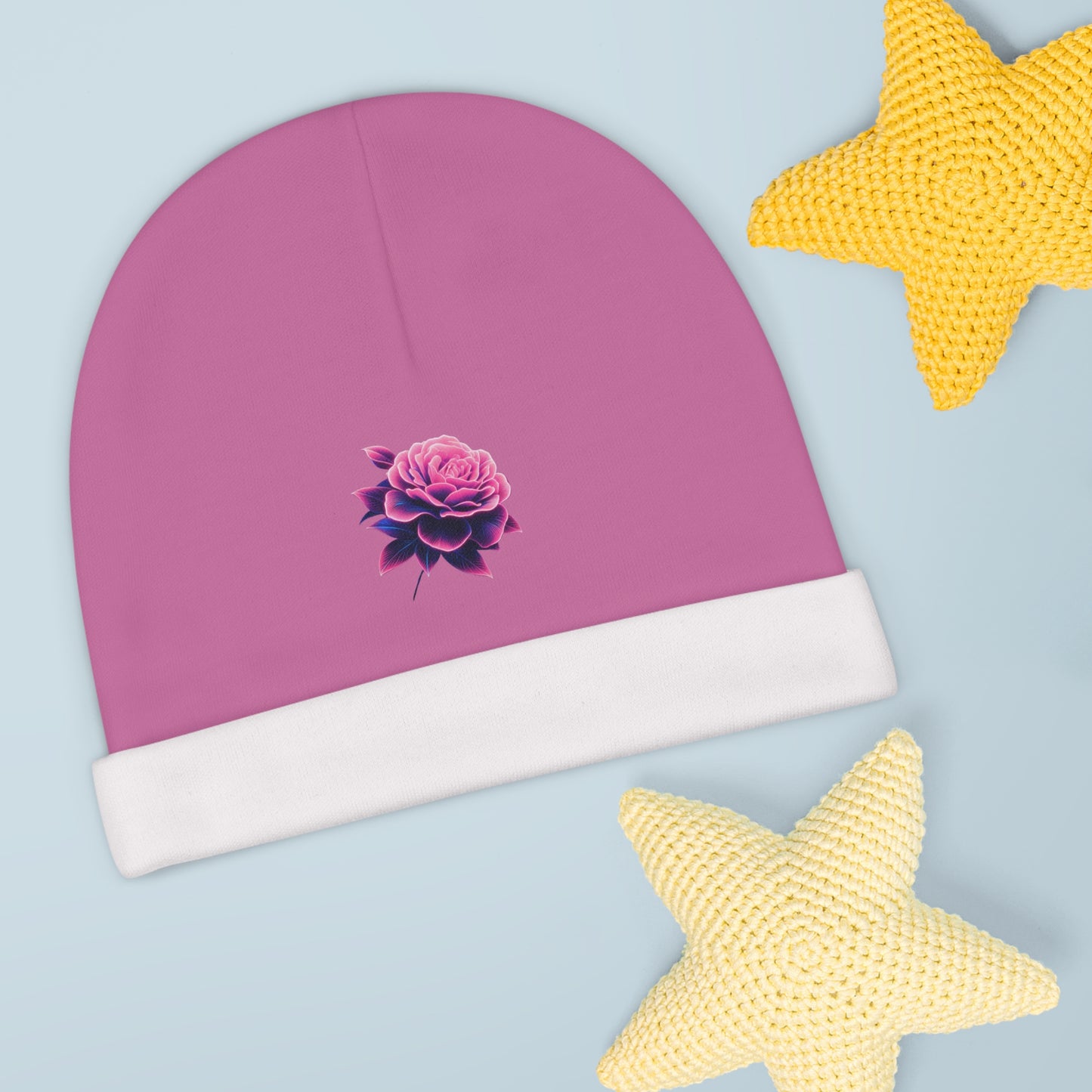 Baby Beanie - Rose