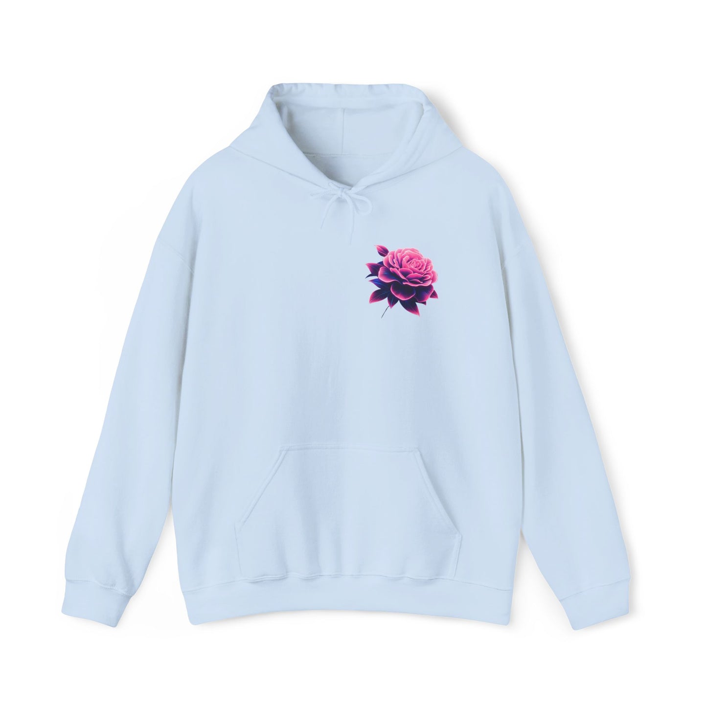 Neon Skull & Flower Hoodie