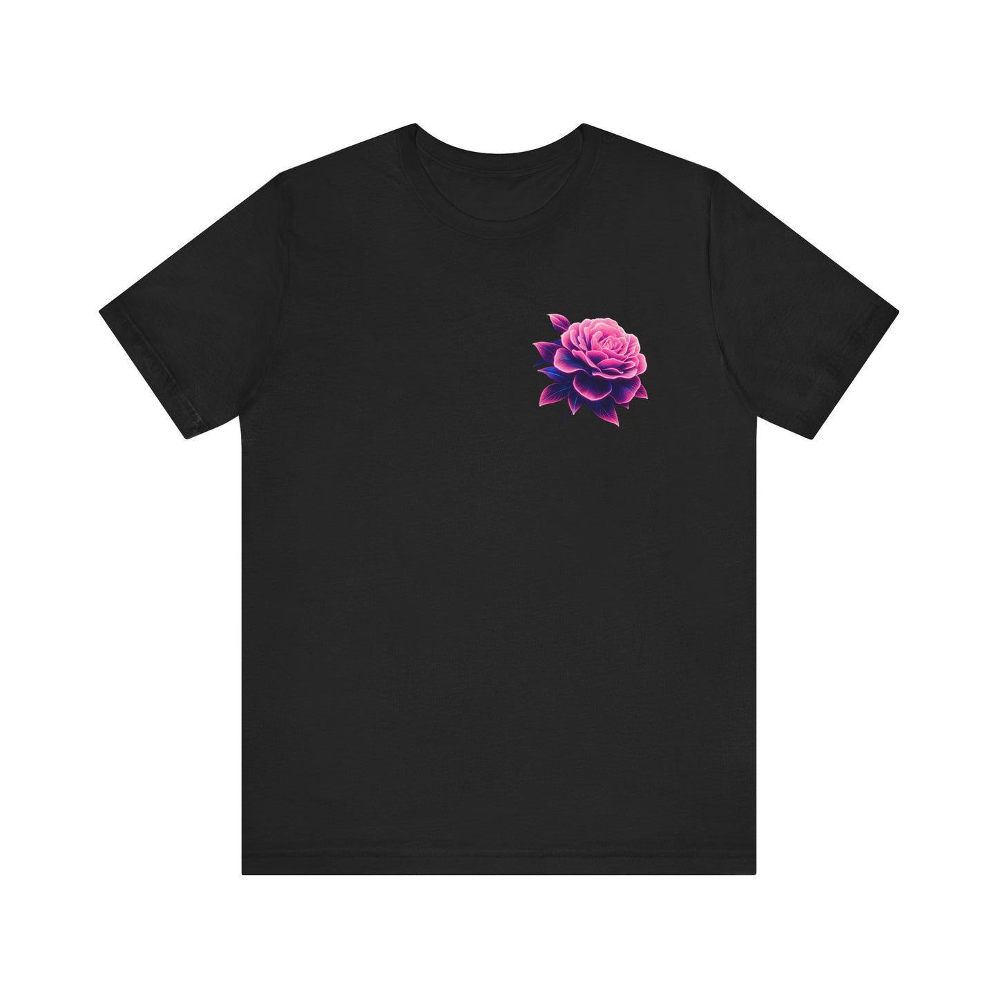 Men's Neon Skull & Flower T-Shirt