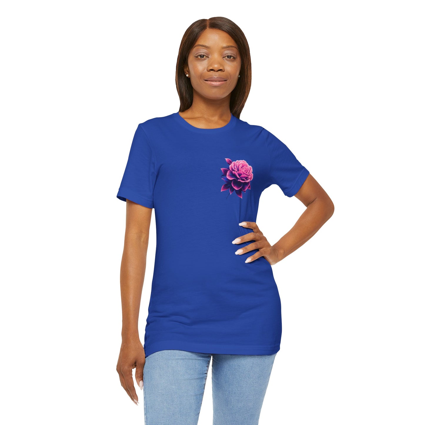 Men's Neon Skull & Flower T-Shirt