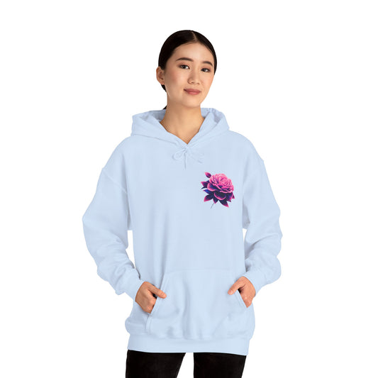 Neon Skull & Flower Hoodie