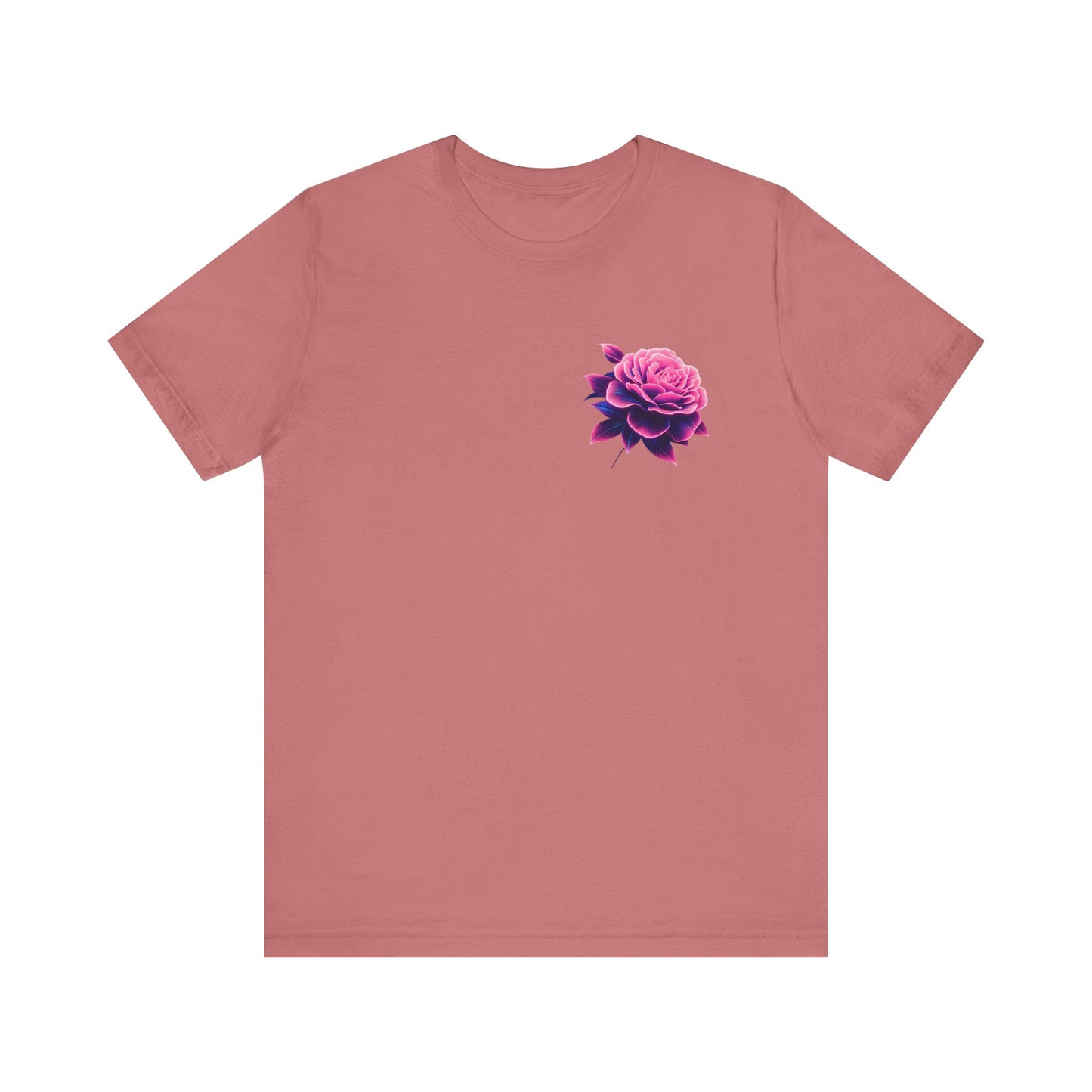 Men's Neon Skull & Flower T-Shirt