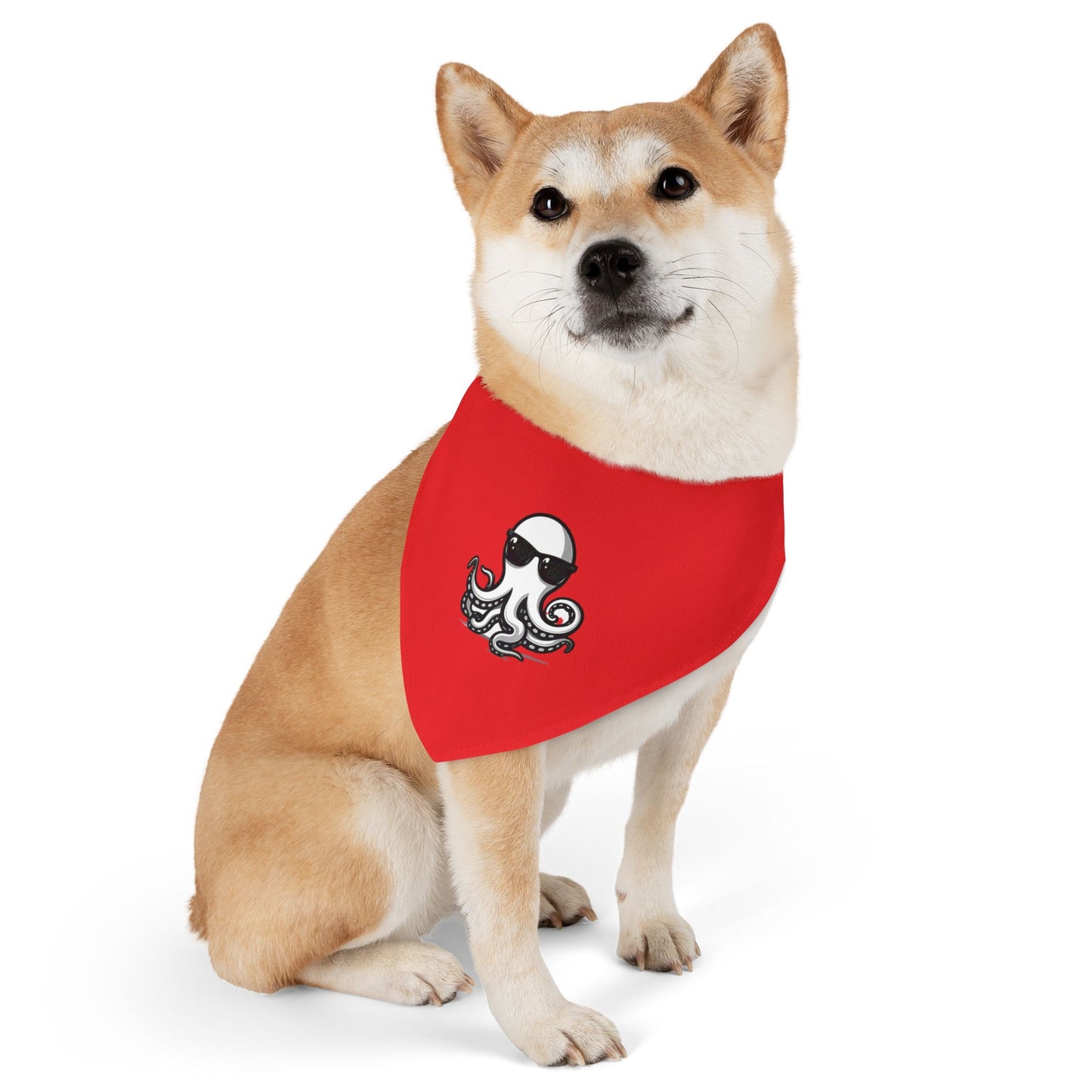 Pet Bandana Collar - Ochto red