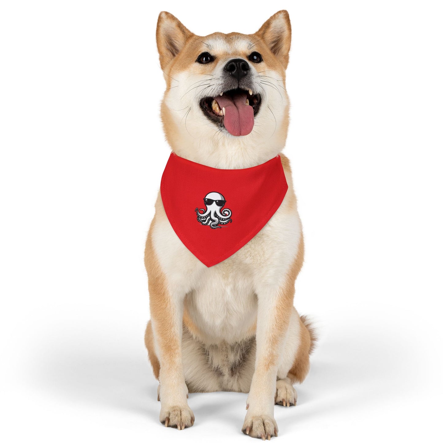 Pet Bandana Collar - Ochto red