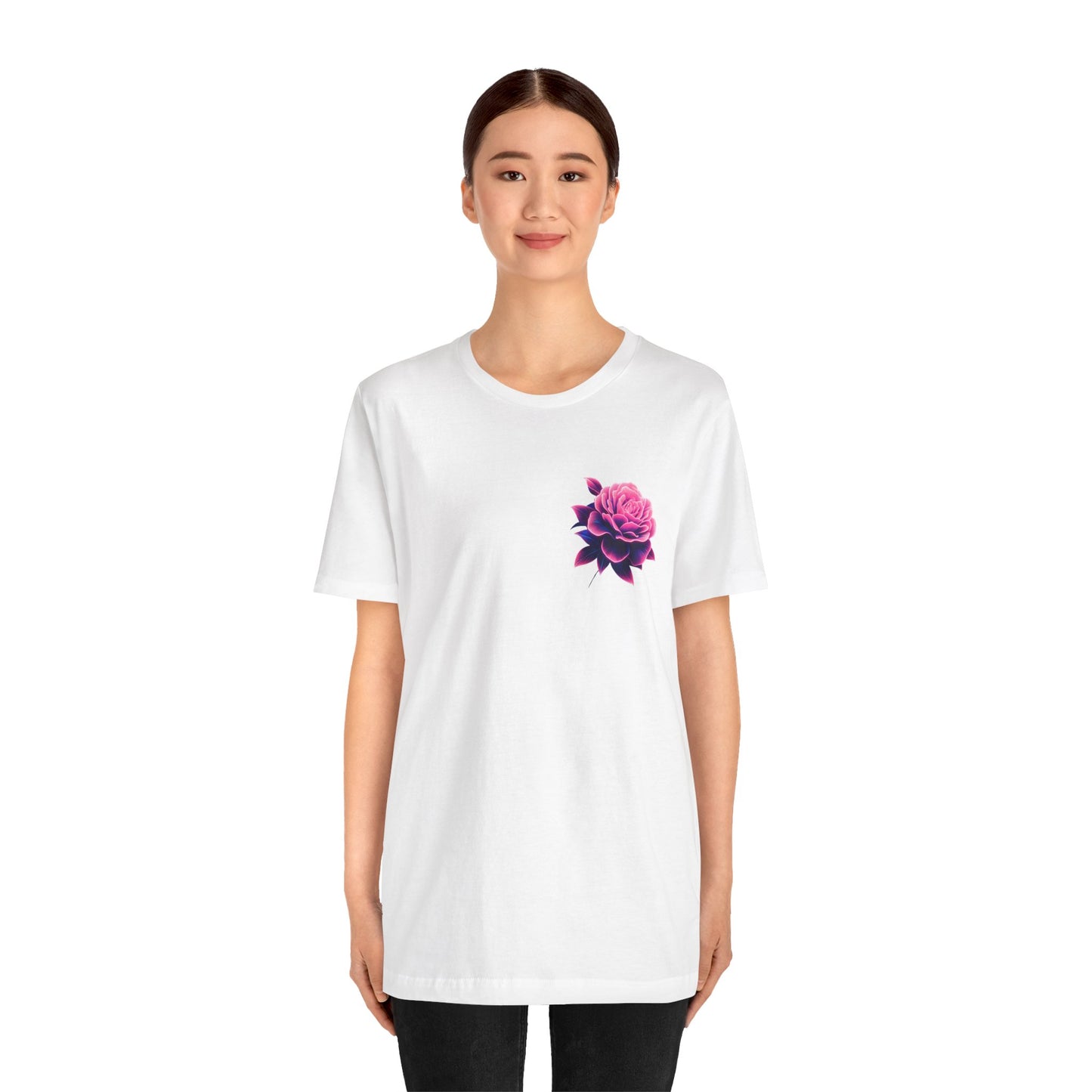 Men's Neon Skull & Flower T-Shirt