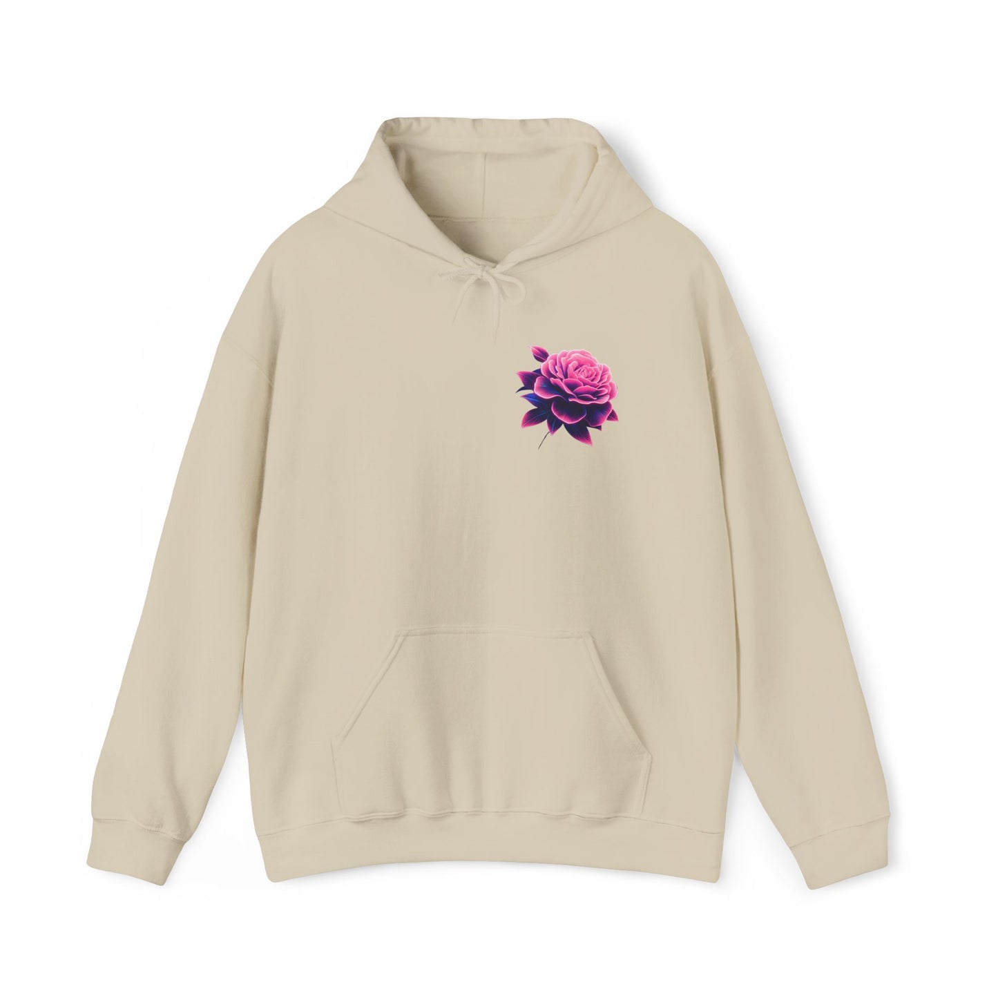 Neon Skull & Flower Hoodie