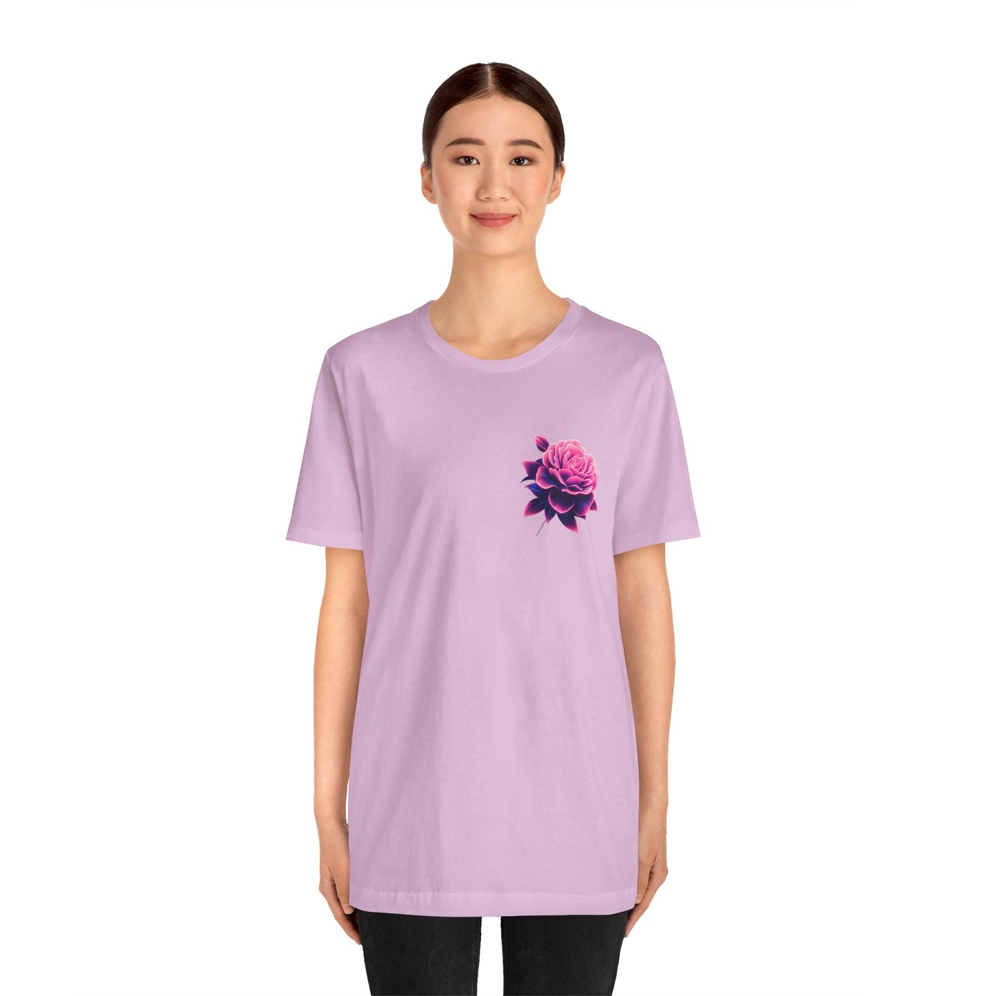 Men's Neon Skull & Flower T-Shirt