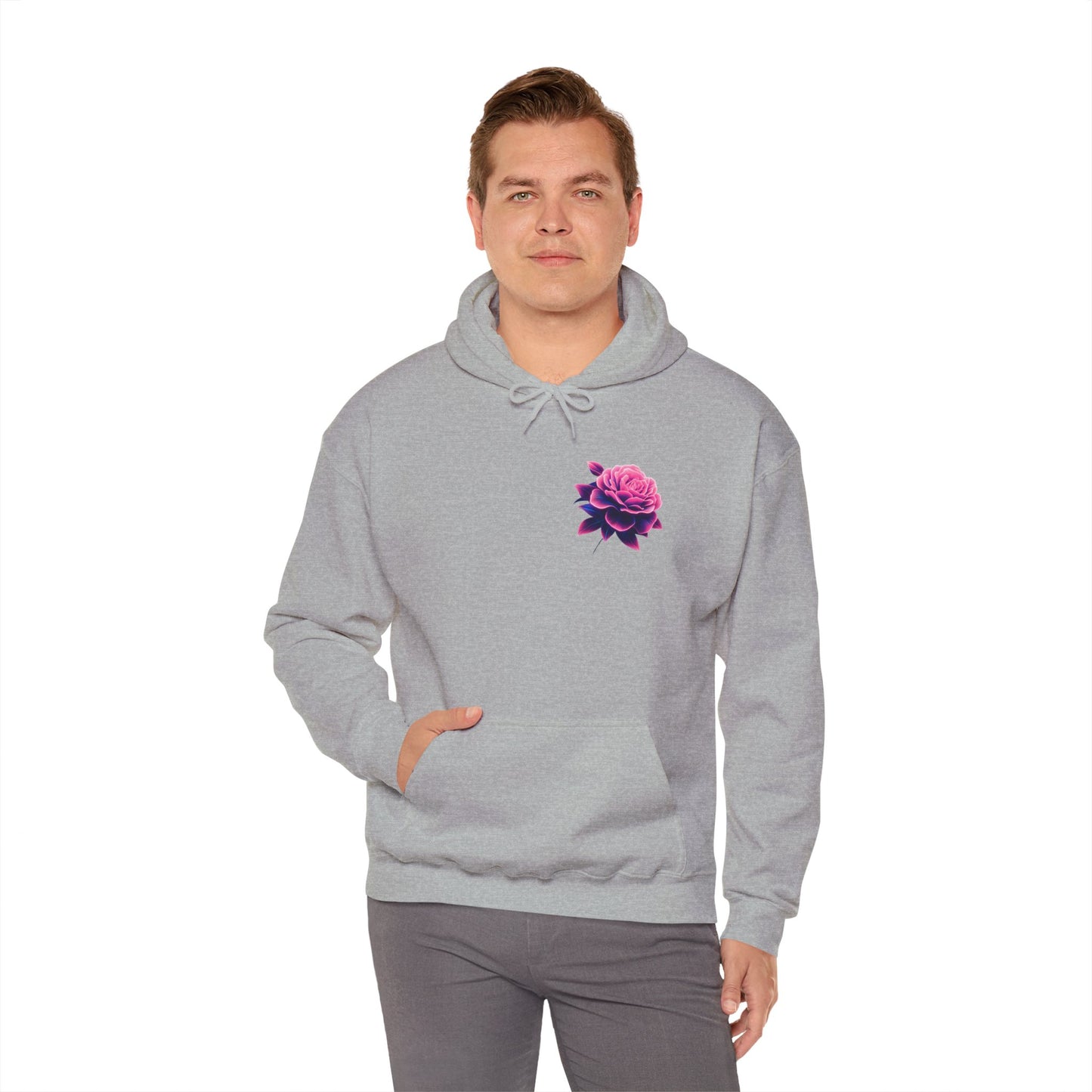 Neon Skull & Flower Hoodie