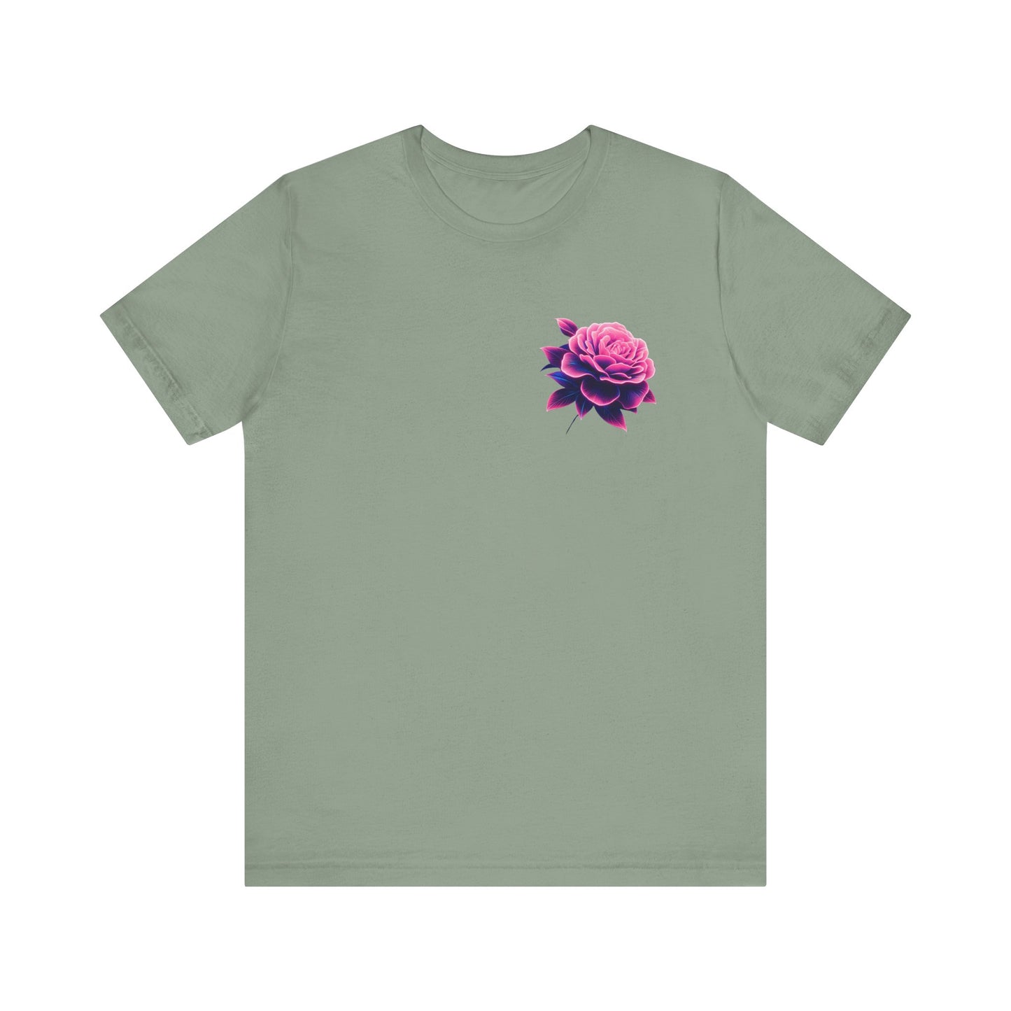 Men's Neon Skull & Flower T-Shirt