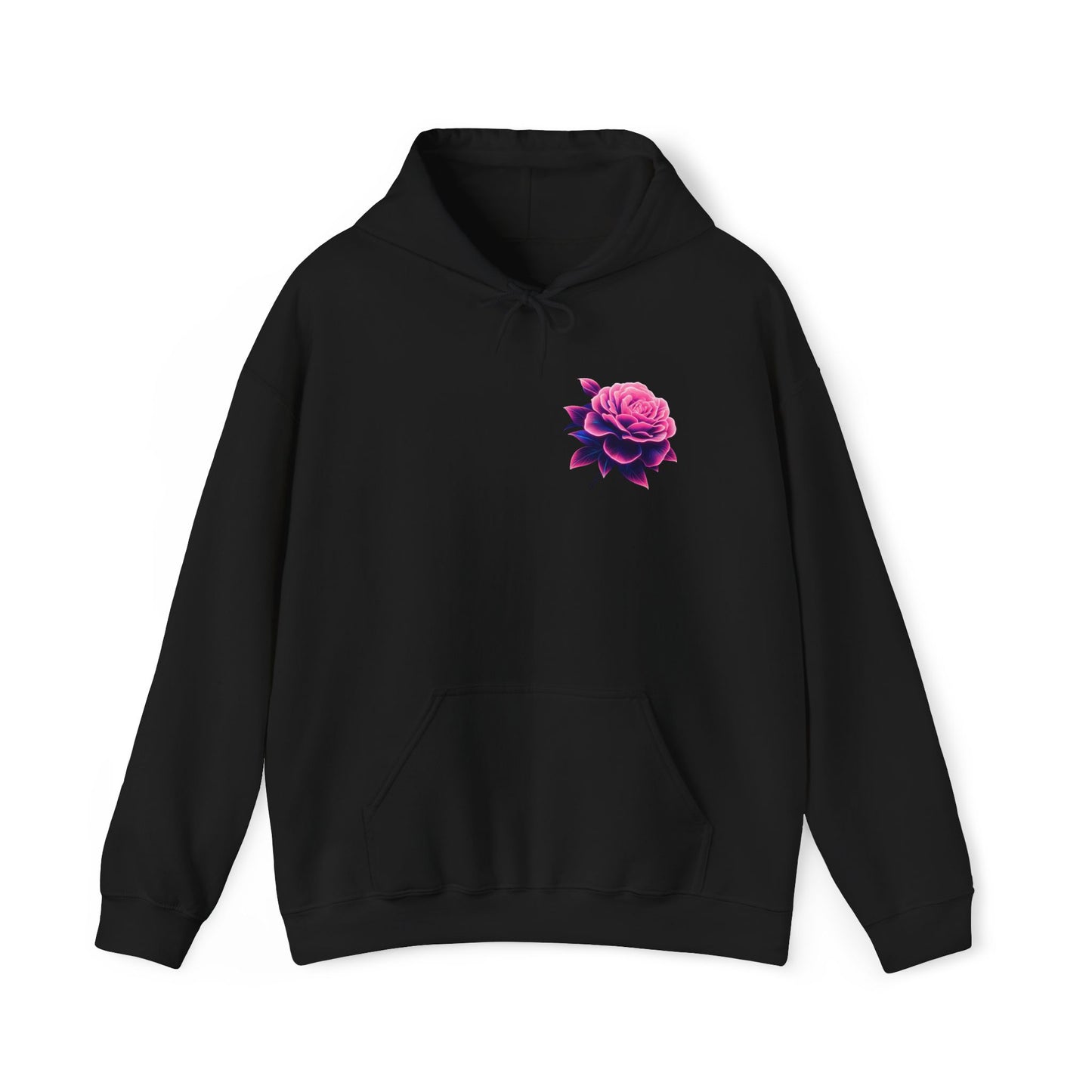 Neon Skull & Flower Hoodie