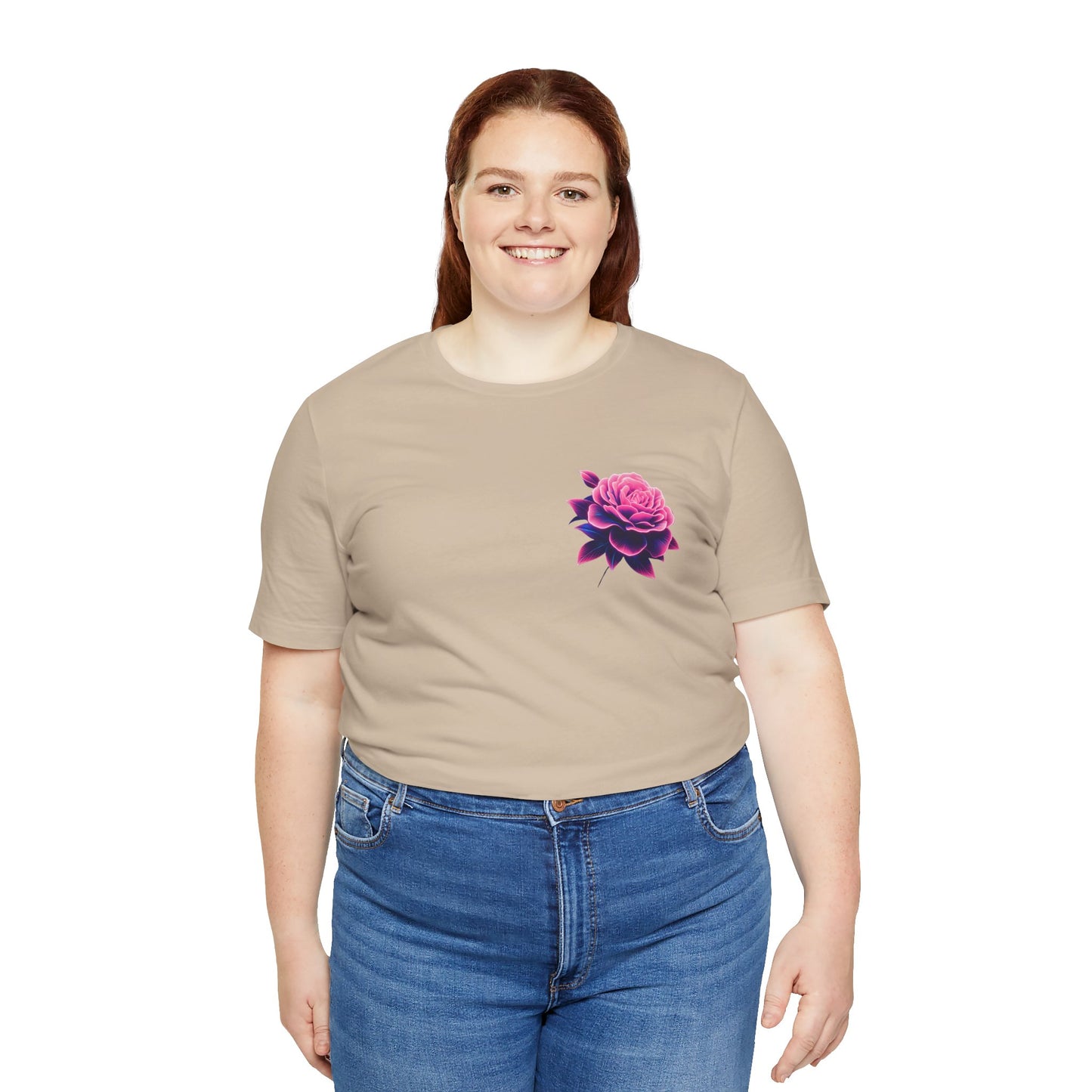 Men's Neon Skull & Flower T-Shirt